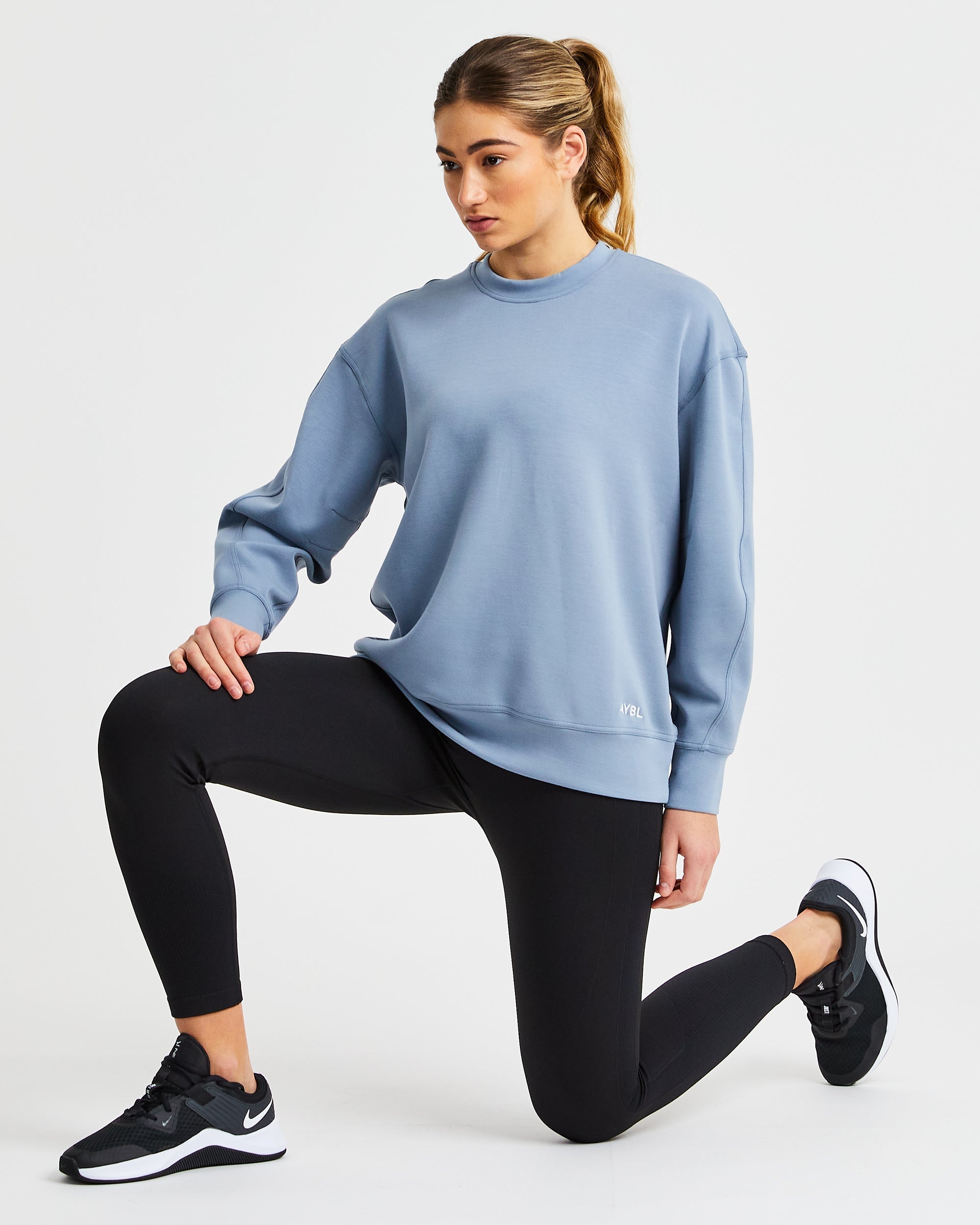 Pull oversize - Bleu