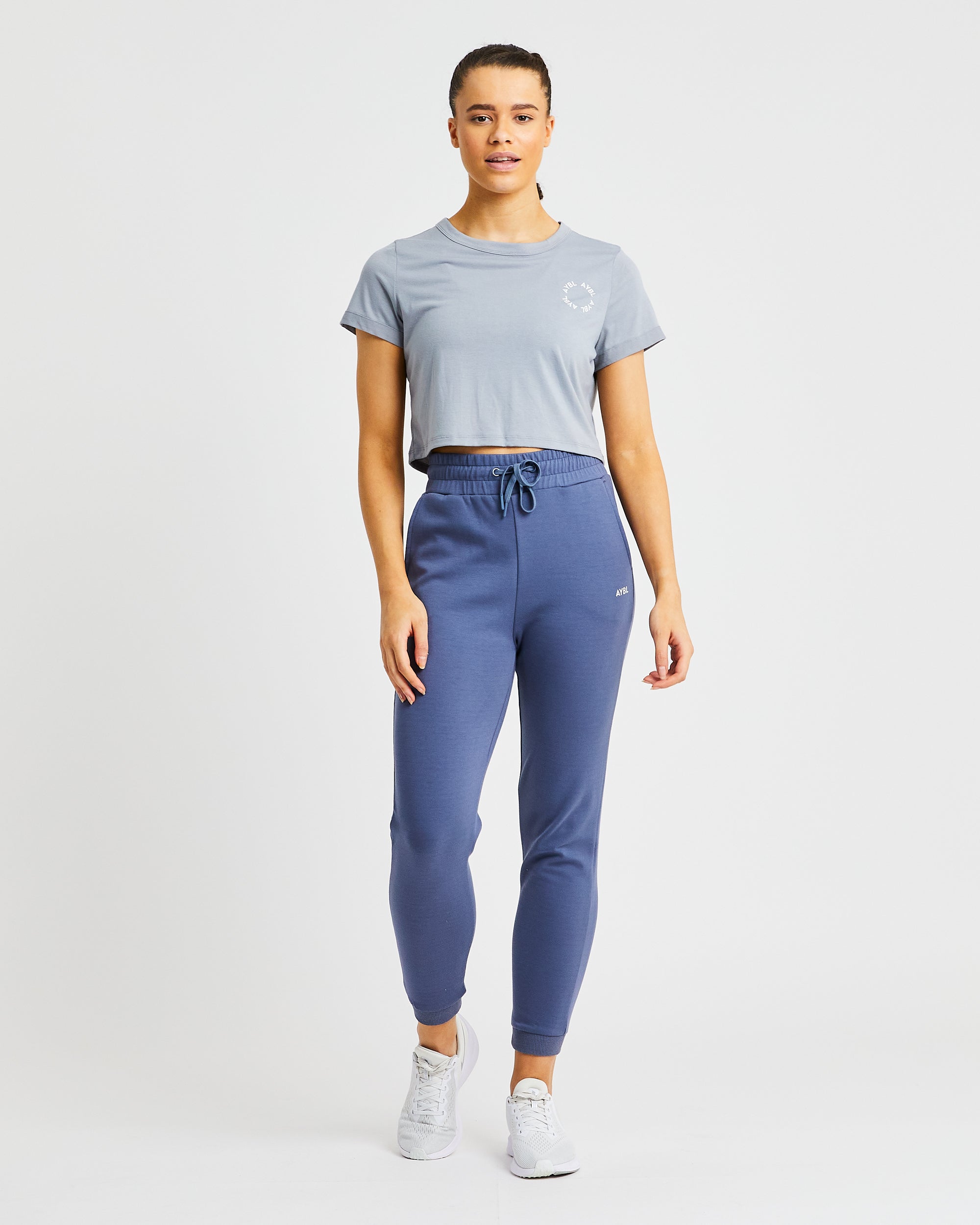 Element Crop Top – Aschgrün