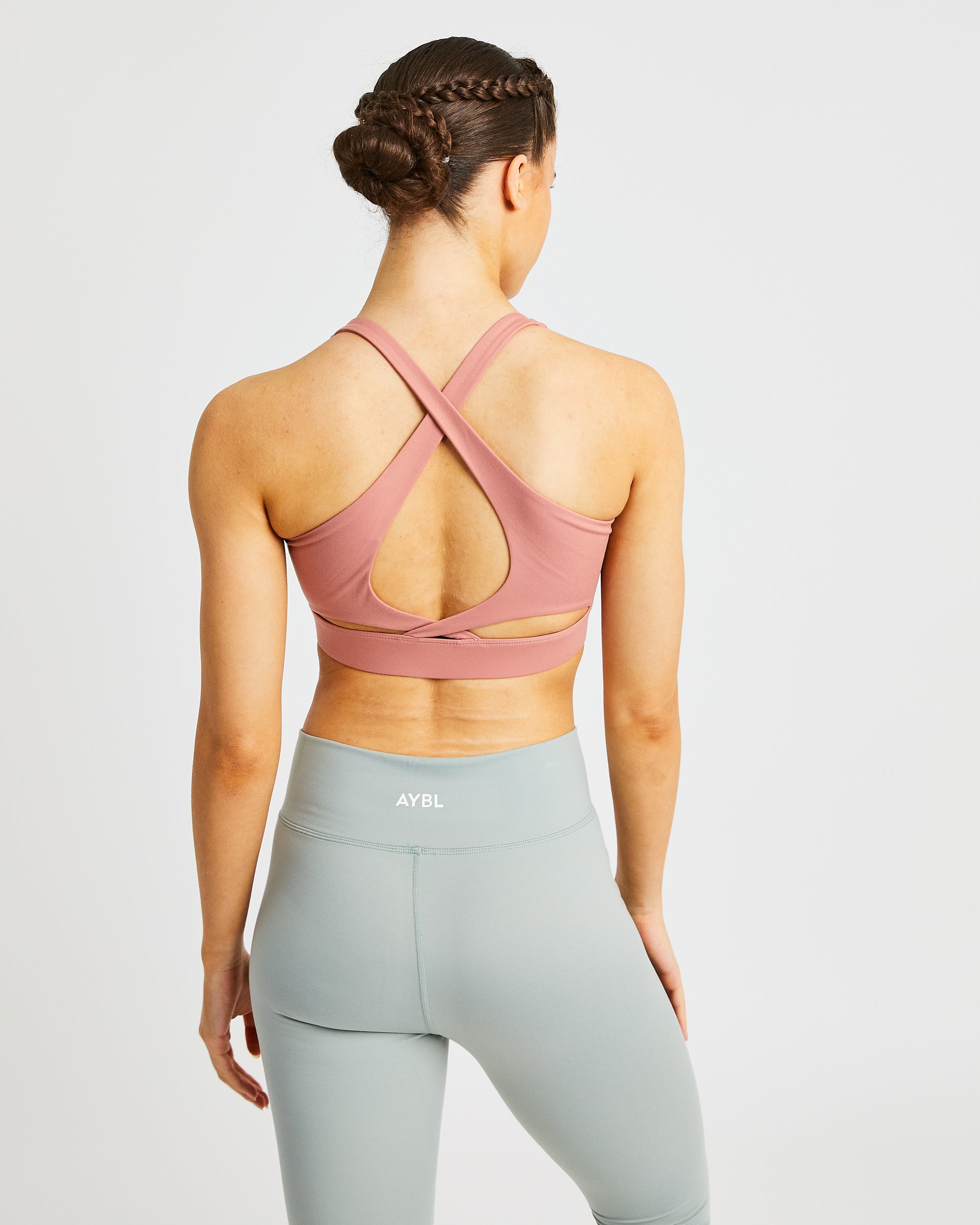 AYBL Sports Bra Coupons - Charcoal Sportive Open Back Sports Bra