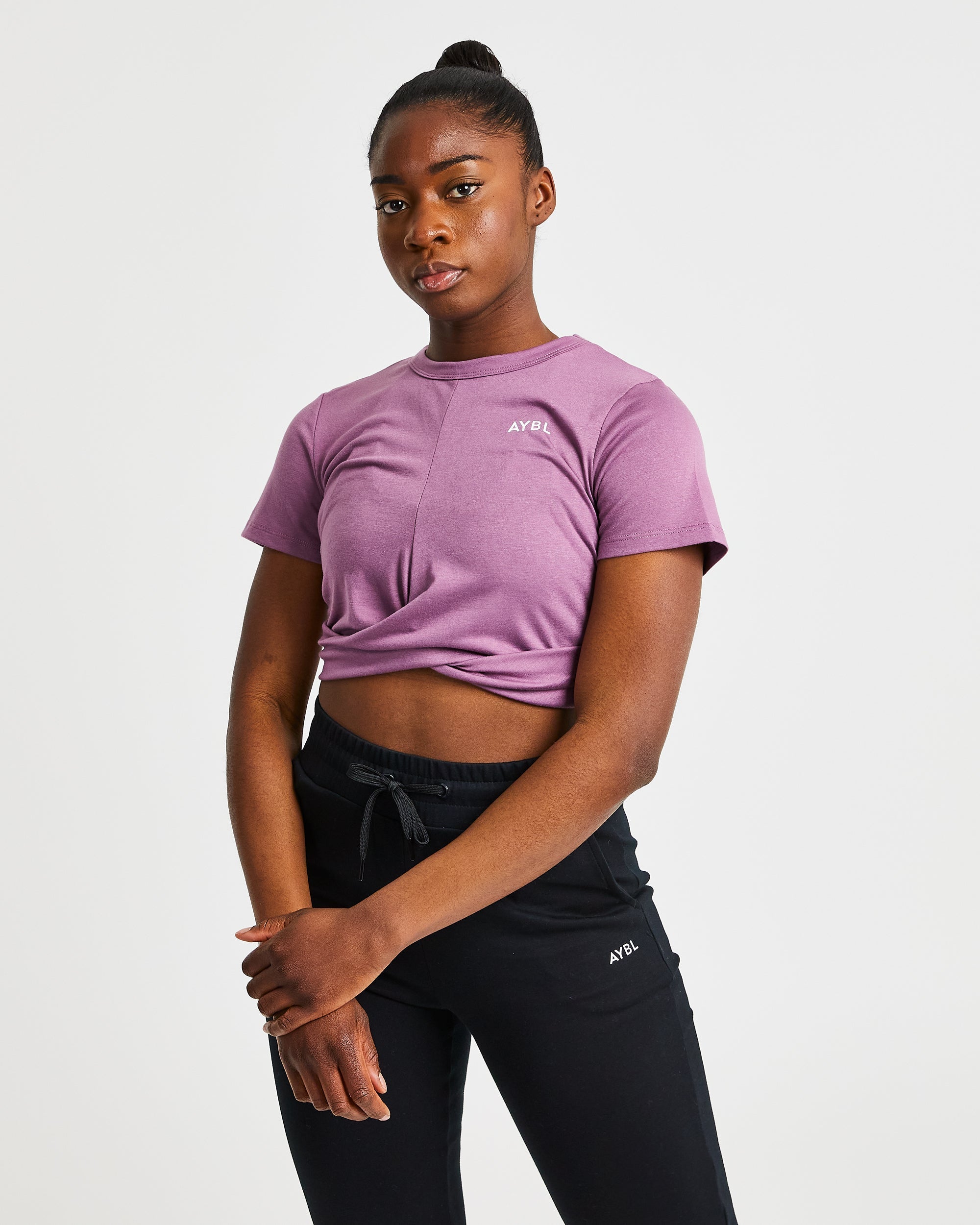 Element Twist Top – Mauve Lila