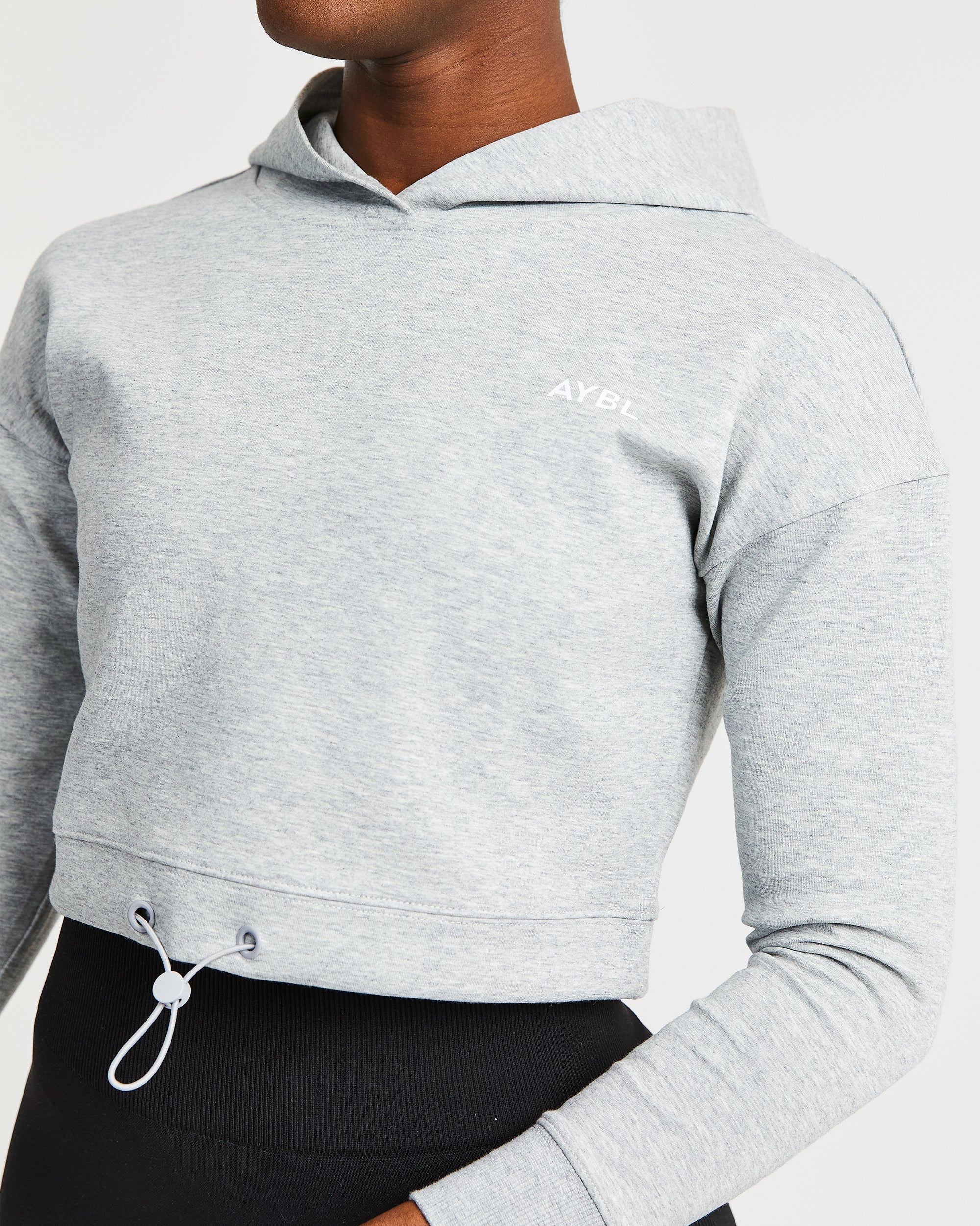 Everyday Drawcord Hoodie - Heather Grey