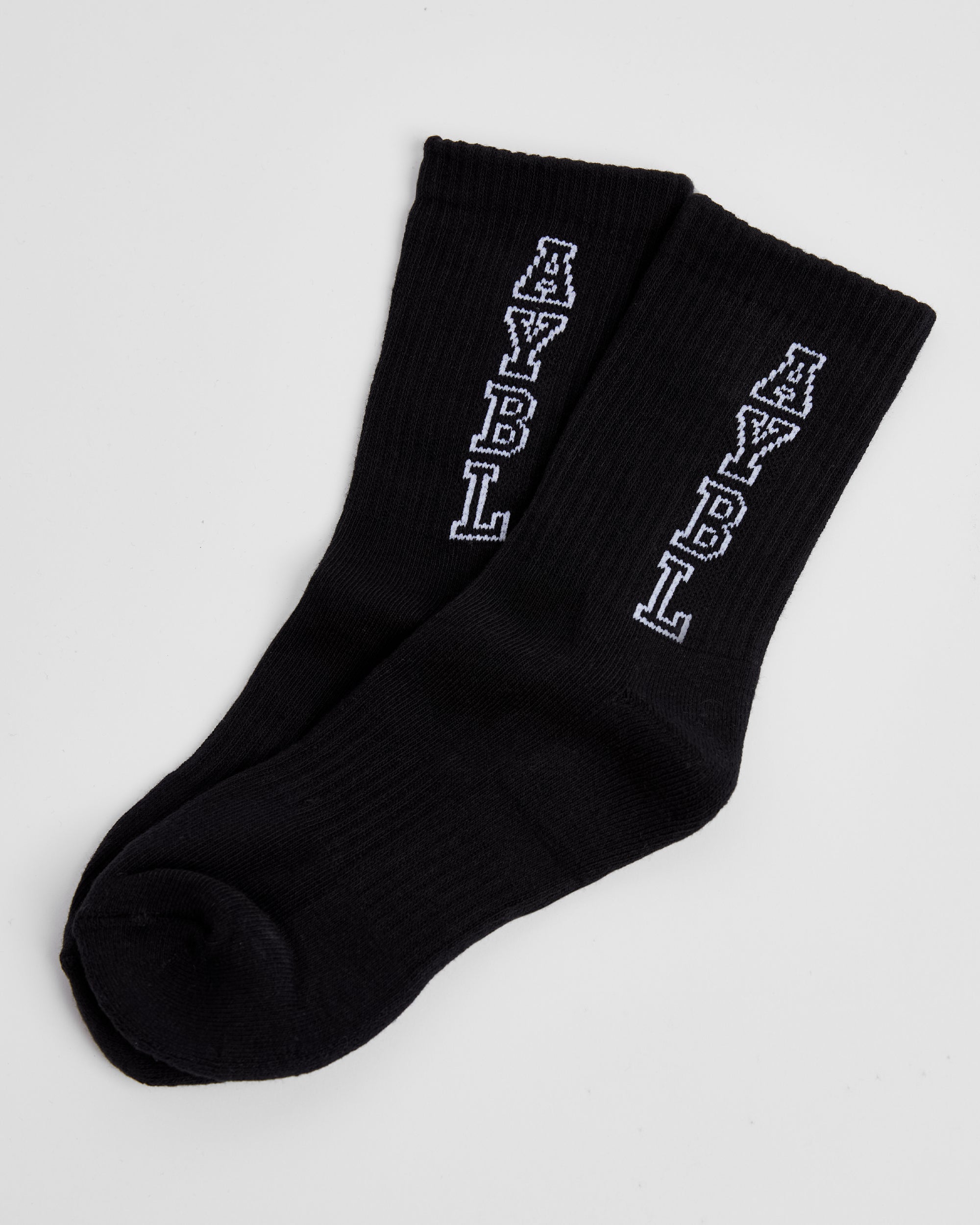 Chaussettes Varsity Vertical Crew - Noir